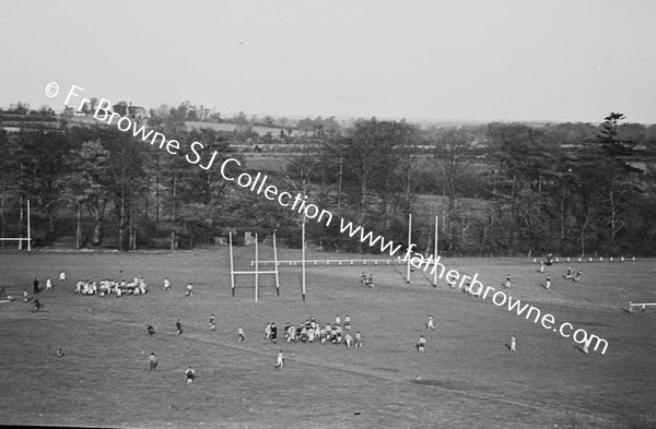 CLONGOWES WOOD COLLEGE  PLAYING FIELDS FROM ROOF OF NEW BUILDING